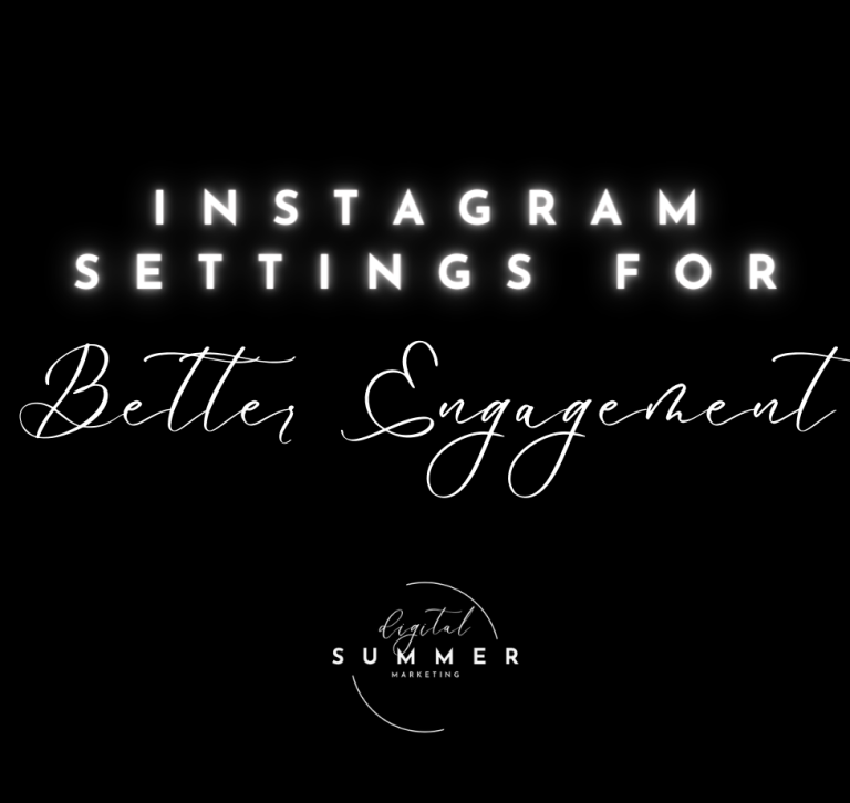 Instagram settings for Better Engagement